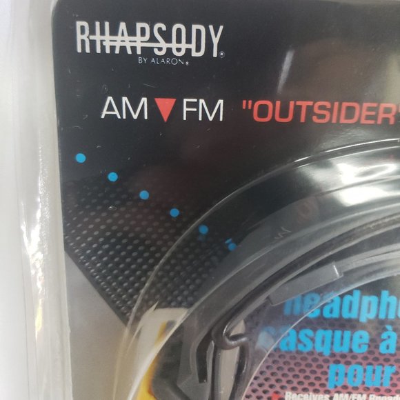 Rhapsody AM*FM Outsider Headphone Radio (NWOT) - Picture 3 of 14